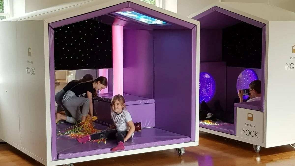 Image of children in a sensory Nook